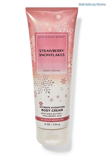 Bath & Body Works Strawberry Snowflakes Ultimate Hydration Body Cream 8 oz / 226 g (K66359) | £18