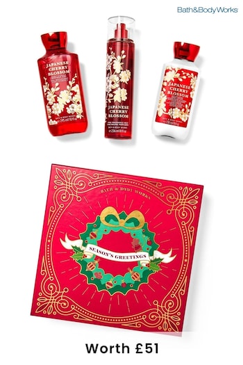 Bath & Body Works Japanese Cherry Blossom Gift Box Set (K66378) | £40