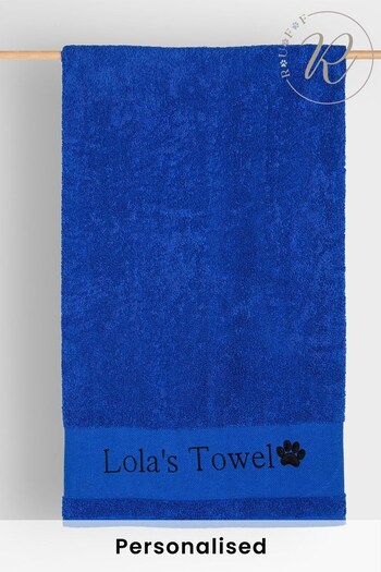 Personalised Dog Towel by Ruff (K66401) | £19
