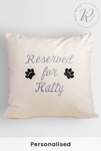 Personalised Reserved Memories Cushion by Ruff (K66404) | £30