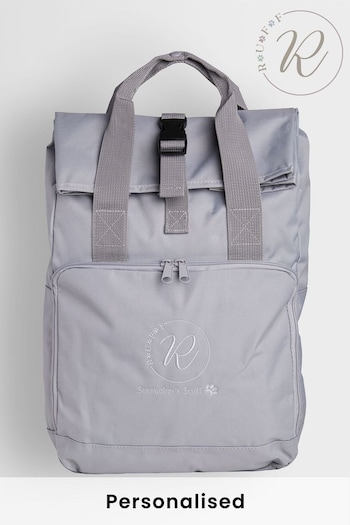 Personalised Luxury Roll Top Backpack by Ruff (K66411) | £45