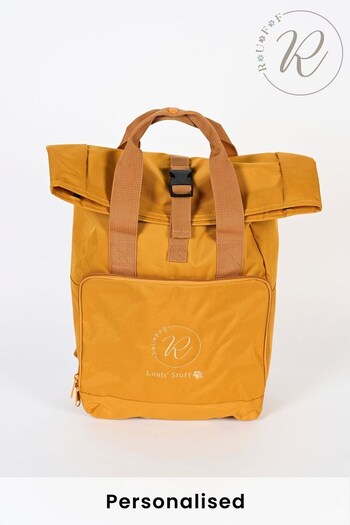 Personalised Luxury Roll Top Backpack by Ruff (K66415) | £45
