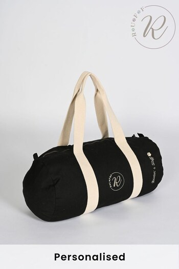 Personalised Organic Barrell Bag by RUFF (K66416) | £40