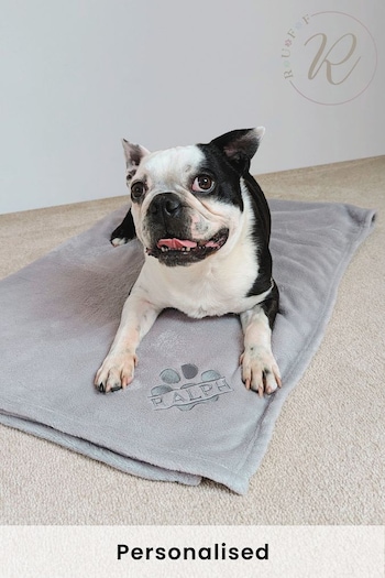 Personalised Pampered Pup Plush Blanket by Ruff (K66448) | £35