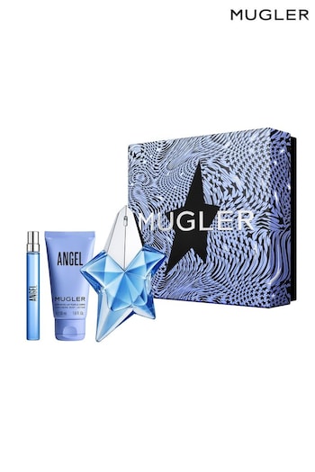 Mugler Angel Eau de Parfum 50ml, Body Lotion 50ml, 10ml Travel Spray Gift Set (K66460) | £96