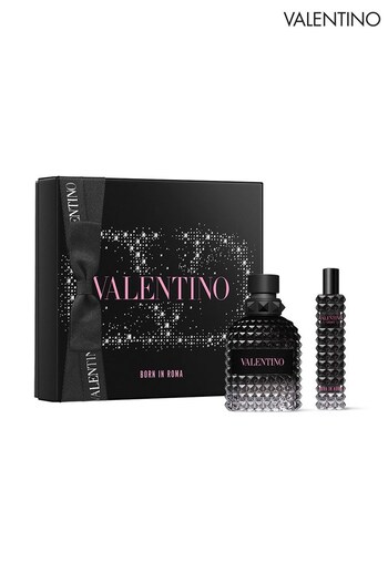 Valentino Born In Roma Uomo Eau de Toiletter 50ml & 15ml Travel Spray Gift Set (K66471) | £69