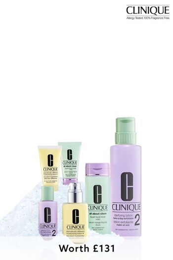 Clinique Great Skin Everywhere Skincare Gift Set: For Dry Combination Skin (K66496) | £80