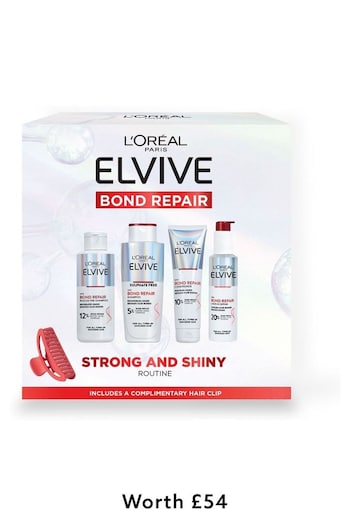 L’Oréal Paris Elvive Bond Repair Strong Shiny Routine (Worth £54) (K66516) | £49