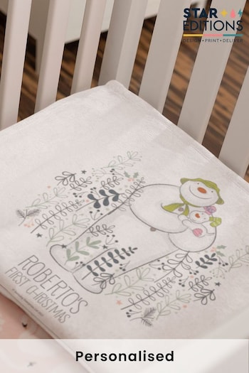 Personalised The Snowman and the Snowdog's First Christmas Blanket by Star Editions (K66642) | £16.99