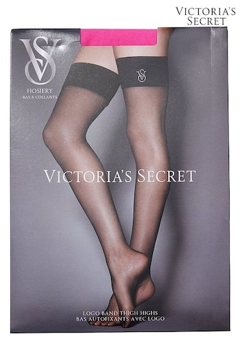 Victoria's Secret Fuchsia Frenzy Pink Logo Stockings (K66747) | £25