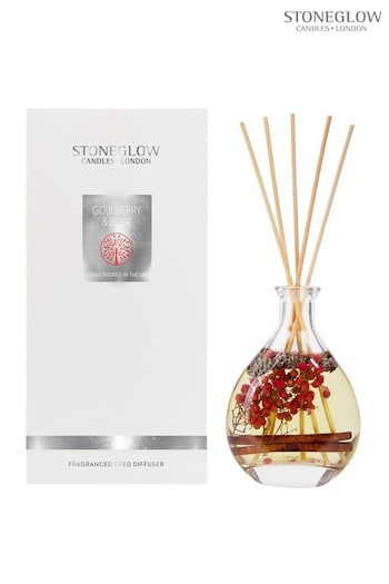 Stoneglow Clear Natures Gift Goji Berry and Rose Reed Diffuser (K66862) | £35