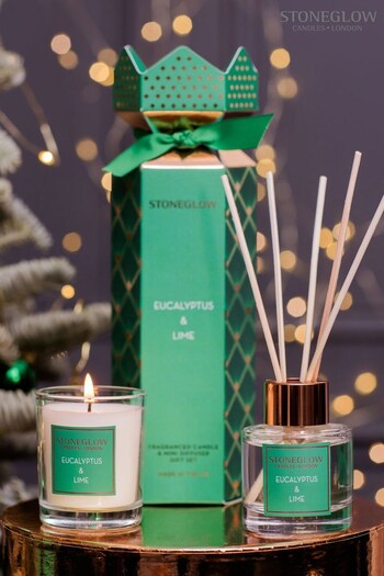 Stoneglow Clear Seasonal Collection Eucalyptus and Lime Gift Set (K66866) | £25