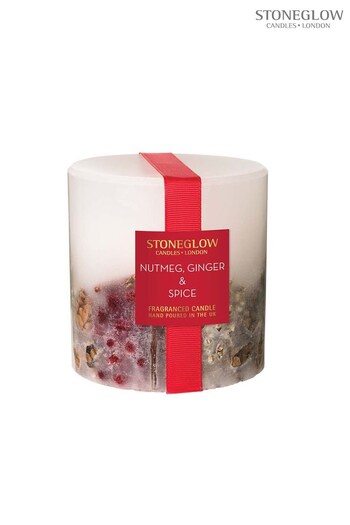 Stoneglow Clear Nutmeg, Ginger and Spice Candle (K66875) | £28