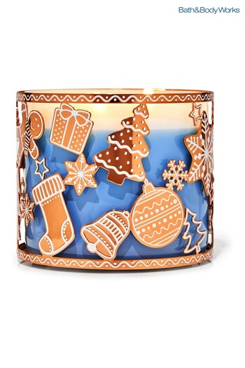 The North Face Brown Gingerbread Ornaments 3Wick Candle Holder (K67014) | £29.50