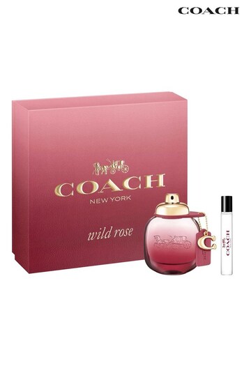 COACH Production Wild Rose Eau de Parfum 50ml and Travel Spray 7.5ml Gift Set (K67071) | £54