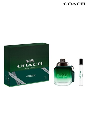COACH femme Green EaU de Toilette 60ml and Travel Spray 7.5ml Set (K67073) | £49