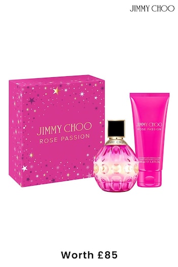 Jimmy Choo Rose Passion Eau de Parfum 60ml and Body Lotion 100ml Gift Set (K67181) | £66