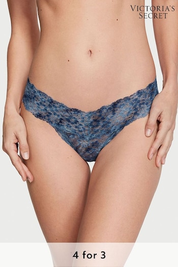 Victoria's Secret Country Blue Thong Lace Knickers (K67286) | £9