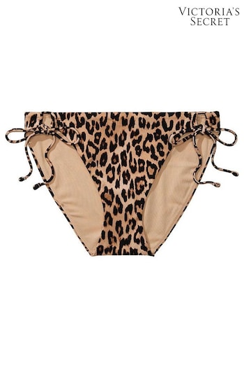 Victoria's Secret Leopard Tie Side Swim Bikini Bottom (K67294) | £25