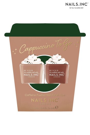 NAILS INC Nails.INC Cappuccino To Go Nail Polish Duo (Worth £18) (K67434) | £15