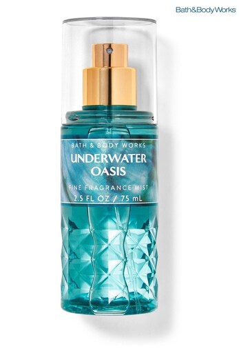Bath & Body Works Underwater Oasis Vanilla Bean Noel Travel Size Fine Fragrance Mist 2.5 fl oz / 75 mL (K67744) | £10