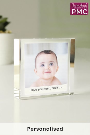 Personalised Photo Upload Crystal Token Ornament by PMC (K67793) | £15
