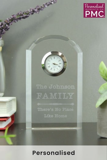 Personalised Crystal Clock by PMC (K67803) | £30