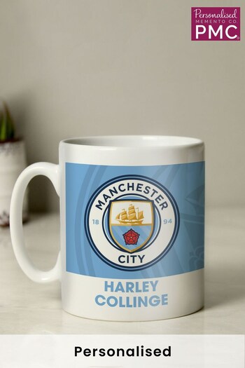Personalised Manchester City FC Crest Mug by PMC (K67809) | £13