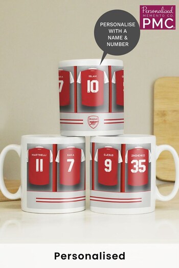 Personalised Arsenal Football Club Mug by PMC (K67810) | £13