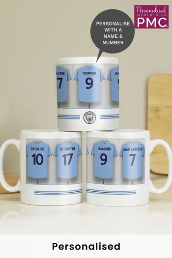 Personalised Manchester City Football Club Mug by PMC (K67812) | £13