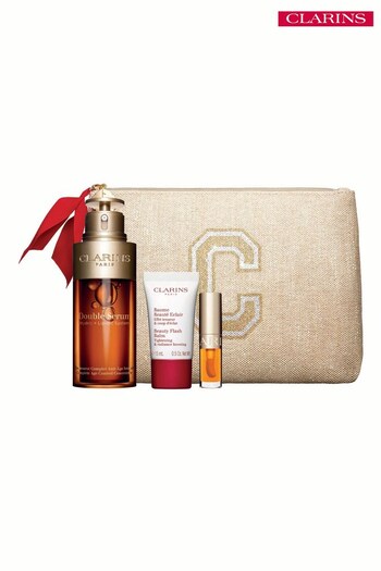 Clarins Double Serum 75ml Collection (Worth over £123) Gift Set (K68041) | £110