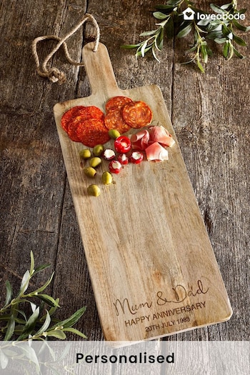 Personalised Extra Long Serving/Chopping Board by Love Abode (K68142) | £35