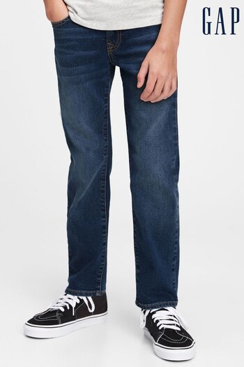 Gap Blue High Waisted Washwell Straight Jeans alexander (K68168) | £25