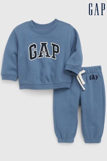 Gap Blue Logo Baby Sweat Set (K68273) | £30