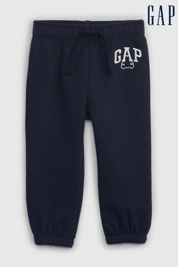 Gap Blue Arch Bear Logo Baby Joggers (Newborn - 24mths) (K68274) | £12