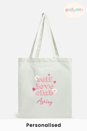 Personalised Self Love Club Tote Bag by Dollymix (K68366) | £17