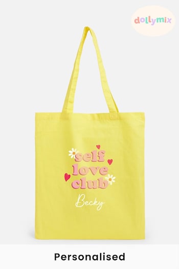 Personalised Self Love Club Tote Bag by Dollymix (K68367) | £17