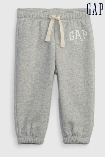Gap Grey Arch Bear Logo Baby Joggers (Newborn - 24mths) (K68453) | £12