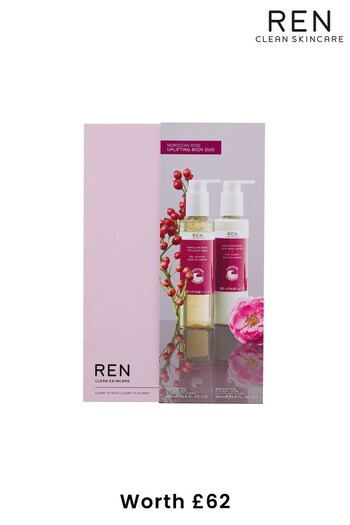REN Moroccan Rose Uplifting Body Duo (K68467) | £45
