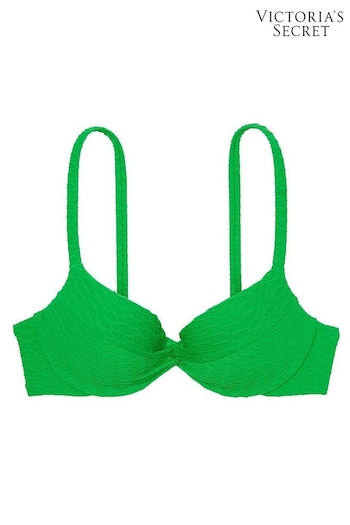 Victoria's Secret Green Fishnet Push Up Swim Bikini Top (K68505) | £39