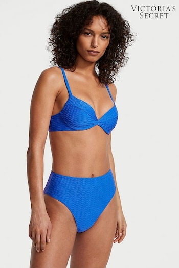 Victoria's Secret Shocking Blue Fishnet Push Up Swim Bikini Top (K68507) | £39