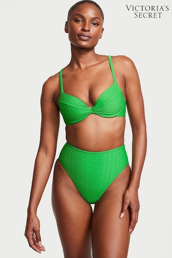 Victoria's Secret Green Fishnet High Waisted Swim Bikini Bottom (K68516) | £25
