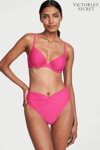 Victoria's Secret Forever Pink Fishnet High Leg Swim Bikini Bottom (K68535) | £25