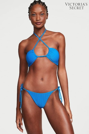 Victoria's Secret Shocking Blue Fishnet Cross Over Bikini Top (K68558) | £29