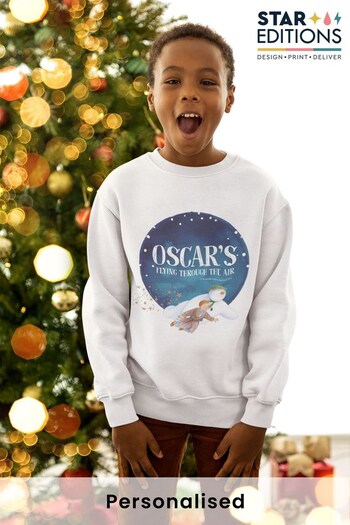 Personalised Flying Through the Air Sweatshirt - Kids by Star Editions (K68588) | £29.99