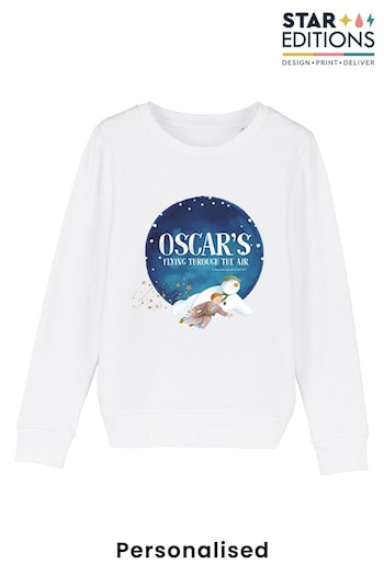 Personalised Flying Through the Air Sweatshirt - Adults by Star Editions (K68589) | £39.99