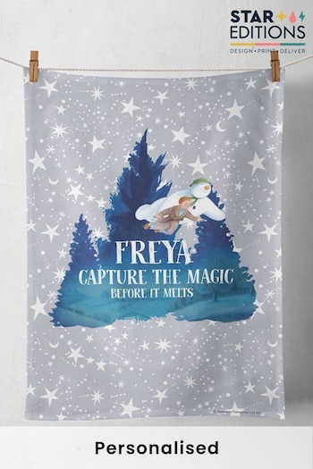 Personalised Capture the Magic Before it Melts Tea Towel by Star Editions (K68590) | £12.99