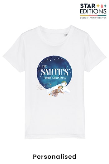 Personalised The Snowman Family Christmas T-Shirt - Adults by Star Editions (K68595) | £19.99