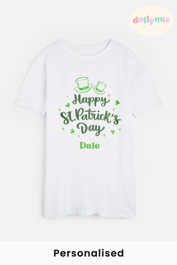 Personalised Men's St Patrick T-Shirt by Dollymix (K68605) | £17