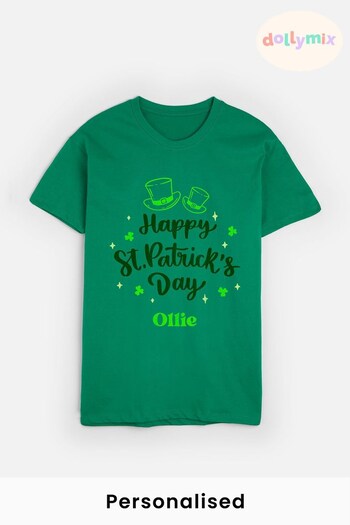 Personalised Men's St Patrick T-Shirt by Dollymix (K68609) | £17
